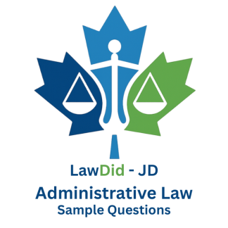 Sample Questions - Administrative Law - JD